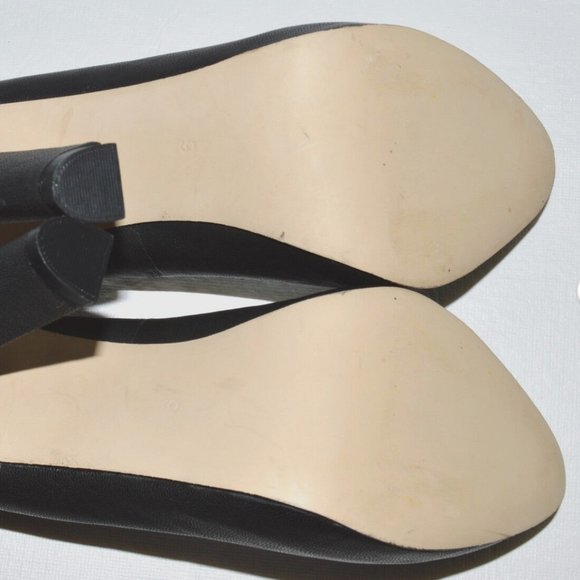 DOLCE VITA NEW SZ 9 BLACK LEATHER PLATFORM PUMPS  heels shoes